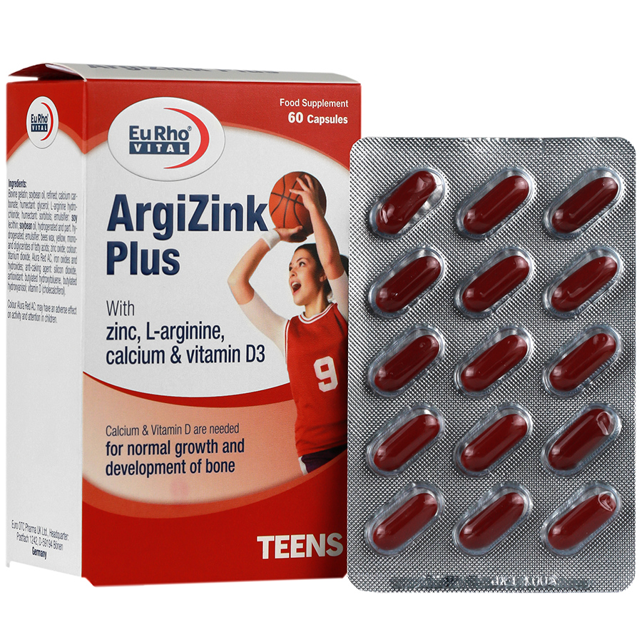 کپسول آرژی زینک پلاس یوروویتال