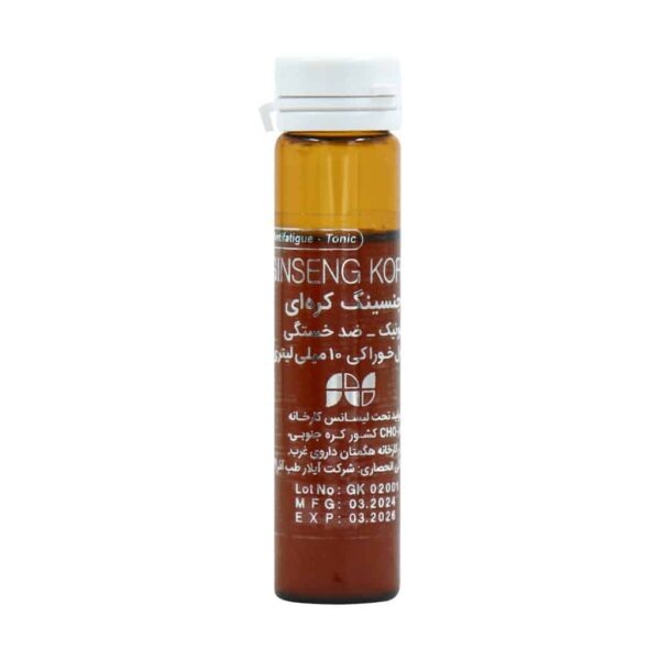 ویال خوراکی رد جینسینگ چوافارم - تصویر 2