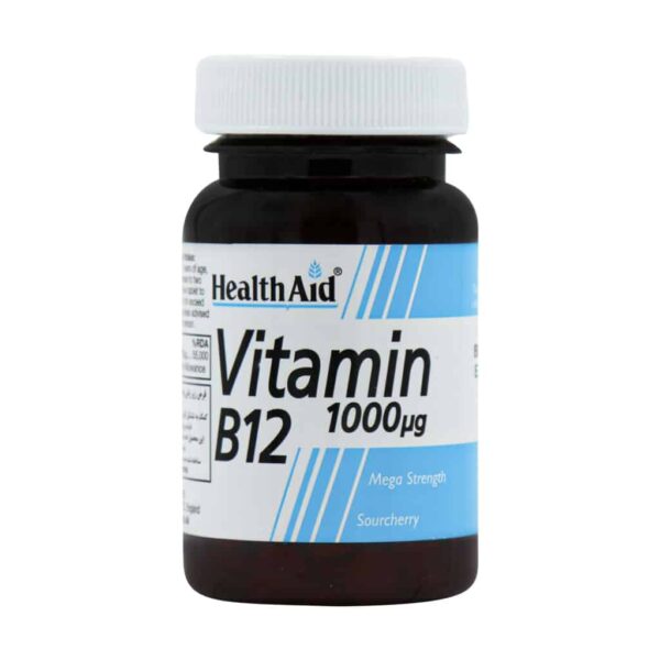 قرص ویتامین B12 ۱۰۰۰ میکروگرم هلث اید - تصویر 3